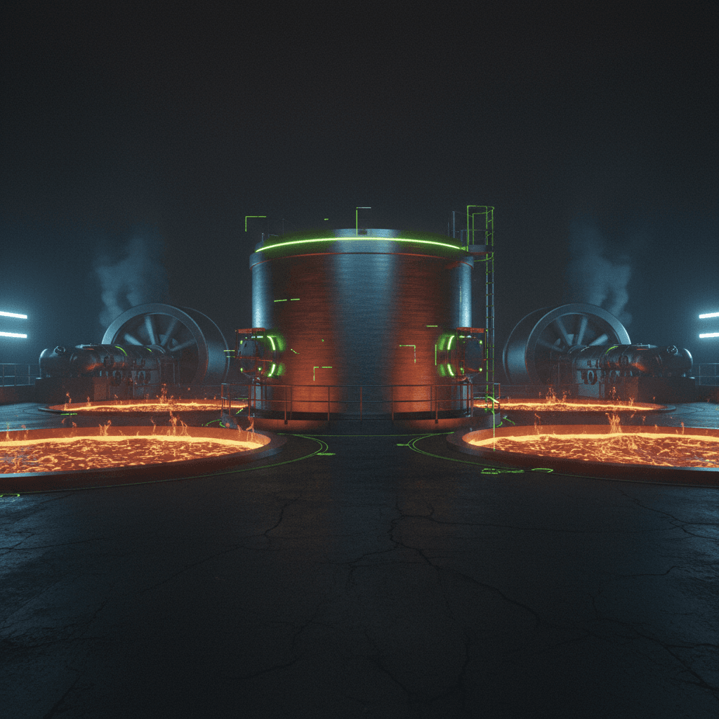 TerraPower diseñó un reactor nuclear con almacenamiento térmico para IA